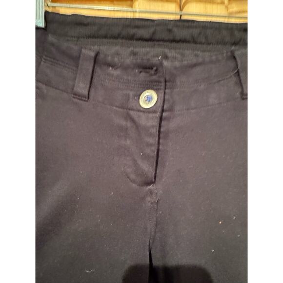 Title Nine Pointe Knit Straight Leg Black Pants,
Missing Button. Size 4 - Picture 2 of 10